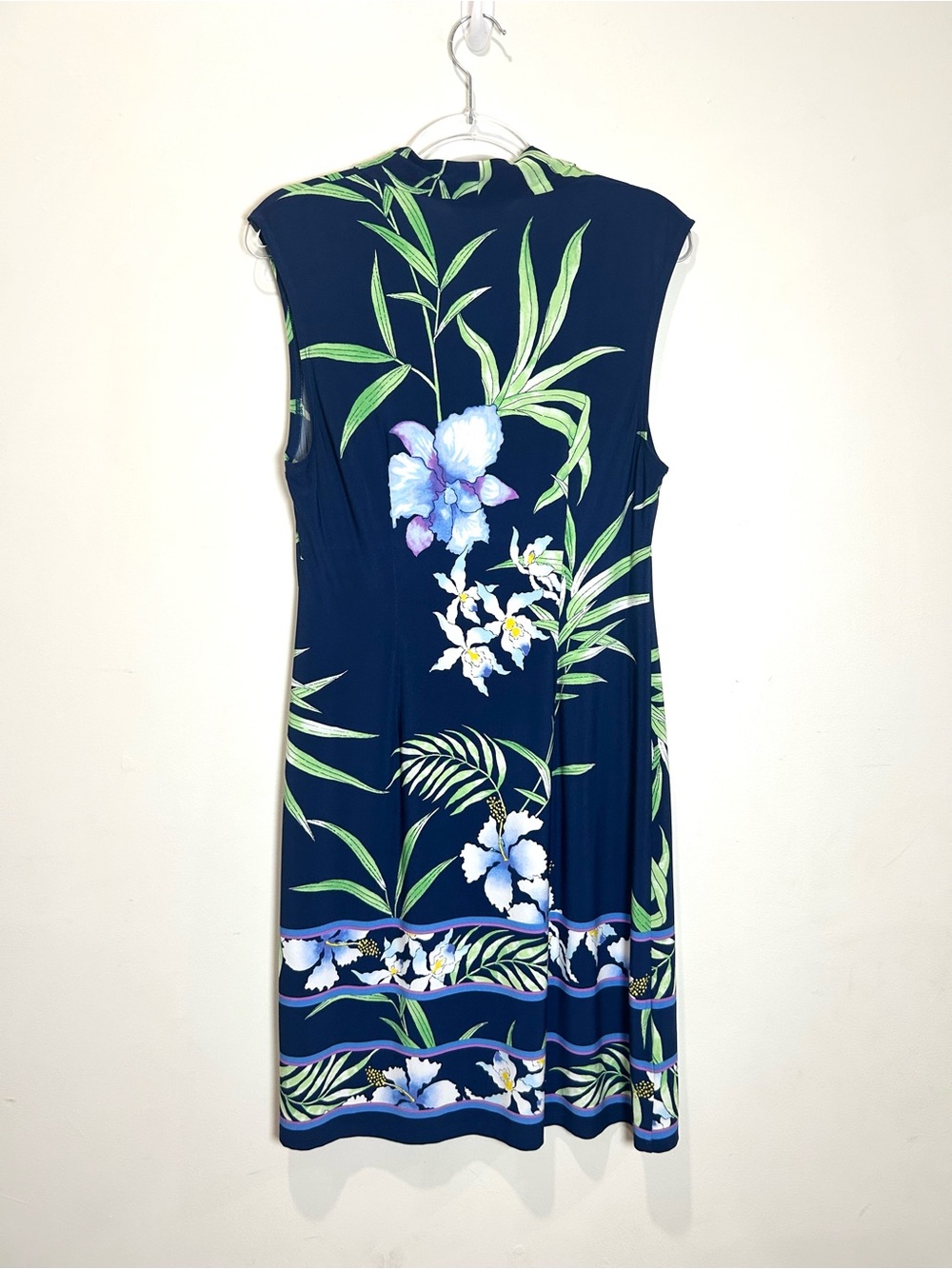 Tommy Bahama Dress Floral Acqua Dei Fiore Women Sz S Tropical Botanical Stretch - Picture 10 of 12